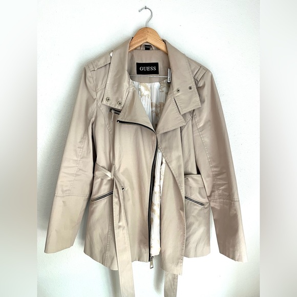 Guess Fall/Spring Coat 3/4 length XL - Picture 3 of 5